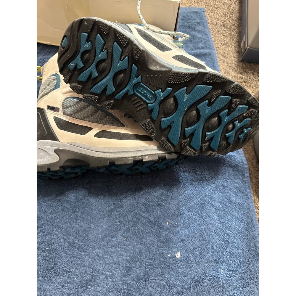 LL Bean Winter Boots Primaloft 200 Gram Insulation Tek 2.5 W SZ 8 Grey/teal - Picture 3 of 4